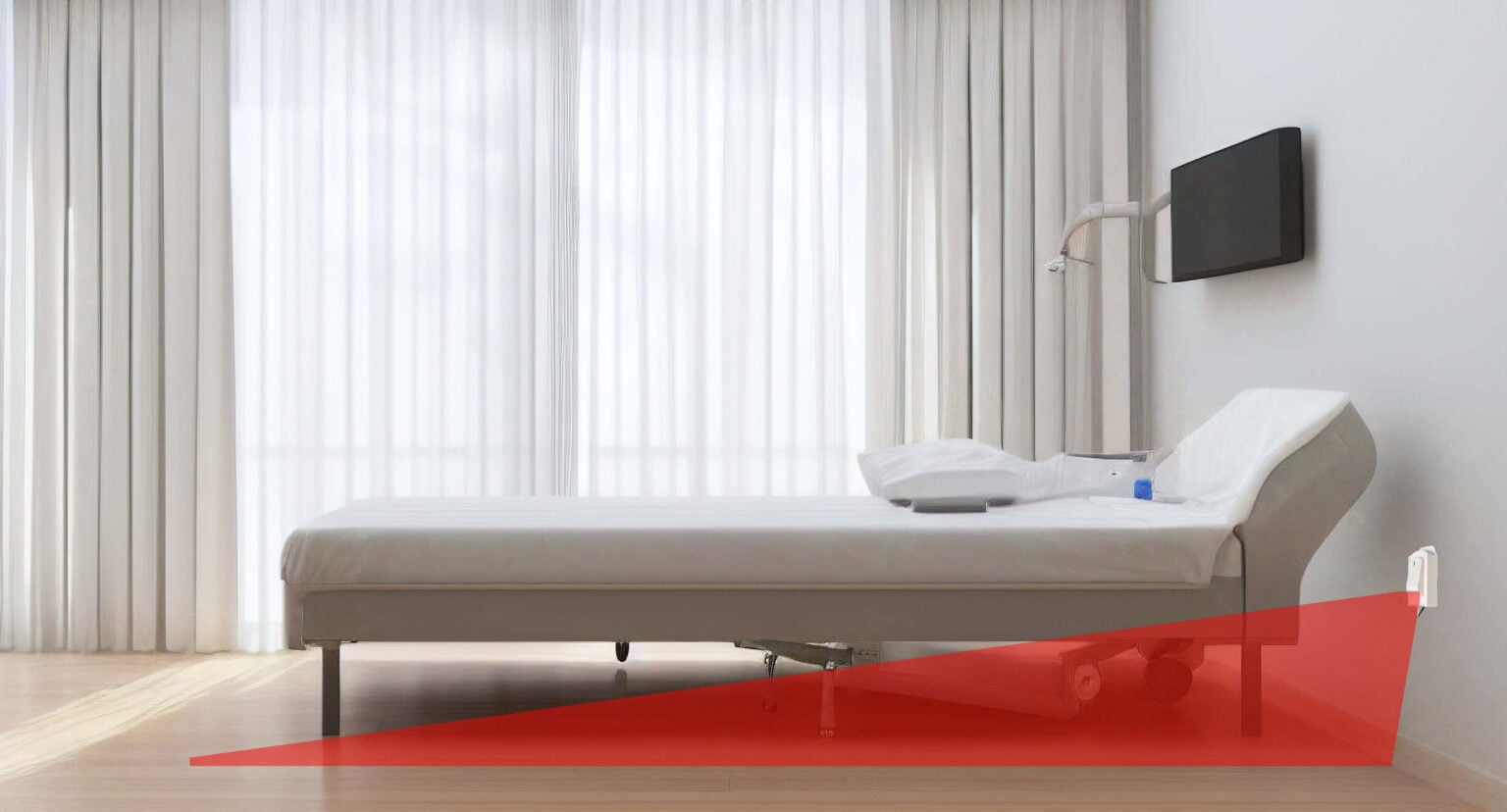 Bed Exit Sensor Beam Alert Kit for Medical Aged Care Facility | Safe-Life