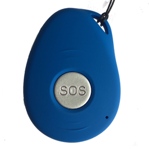 Blue SOS Emergency GPS Pendant