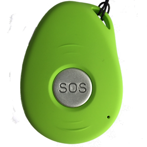 Green SOS Emergency GPS Pendant