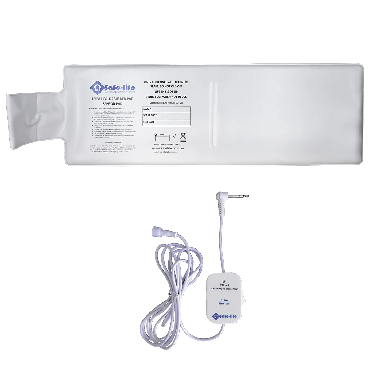 Safe-Life Out Of Bed In-Line Monitor Kit – Connects Direct To Nurse Call Point