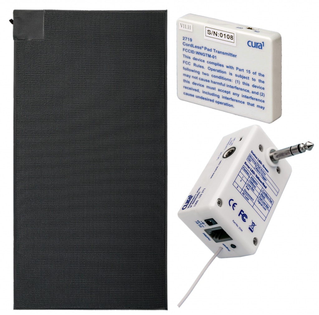 Cura1 Wireless Under Mattress Bed Exit Kit With Multiport Receiver SafeLife