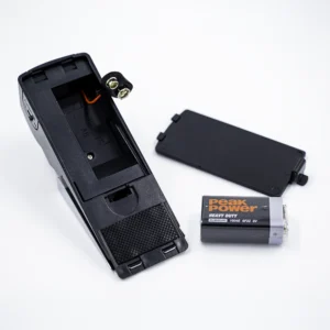 Door stop alarm battery