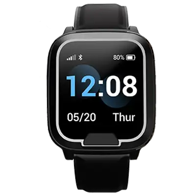 Black Medical Alert watch
